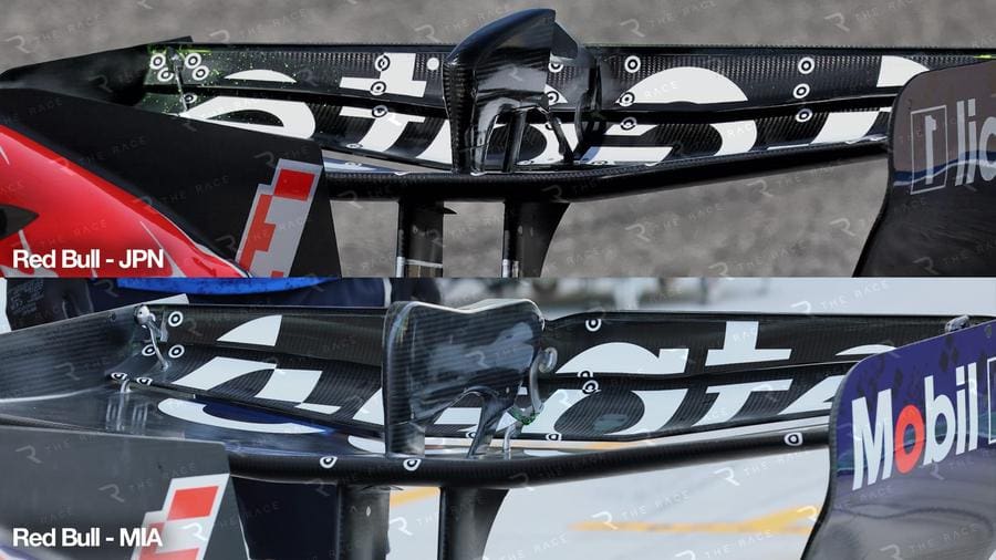 Ferrari ve rakiplerinin yeni F1 arka kanat tasarımları, detaylı karşılaştırma