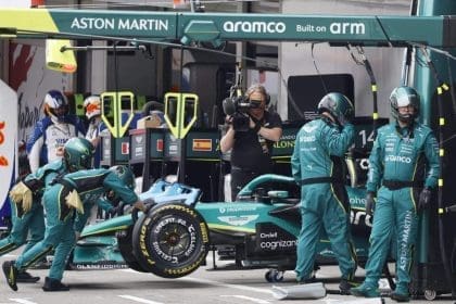 Aston Martin AMR24, Miami'de 'mucize' arayışında. Rüzgar tüneli testinden bir görüntü.