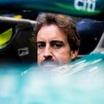 Fernando Alonso, Aston Martin kokpitinde. Alonso'nun F1 geleceği merak konusu.
