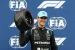 George Russell ve F1 Miami değişiklikleri kutlama anı, pole pozisyonu heyecanı