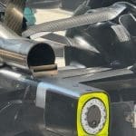 Mercedes F1 aracının yeni egzoz kanadı tasarımı, Miami Grand Prix'si