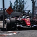 Charles Leclerc, Miami GP antrenman seansında aracını sürerken. Yarış heyecanı dorukta!