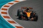 Lando Norris, Miami Sprint Pole zaferi sonrası sevinç gösterisi, McLaren F1 takımı