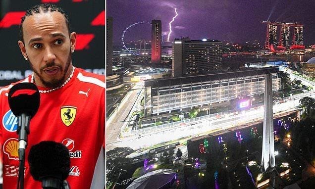 Miami Grand Prix'si öncesinde padokta yıldırım tehlikesi