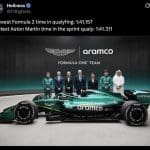 F1 ve F2 araçlarının karşılaştırmalı görseli: F2 zamanları ve F1 performansı
