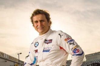 Alex Zanardi'nin handbike yarışında çekilmiş bir fotoğrafı. Alex Zanardi hayatını kaybetti.