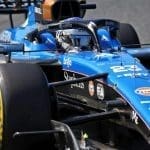 Alexander Albon Sprint Yarışı için Miami'de pistte