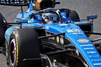 Alexander Albon Sprint Yarışı için Miami'de pistte
