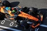 Miami F1 Sprint yarışından bir görüntü, pistte kıyasıya mücadele yaşanıyor