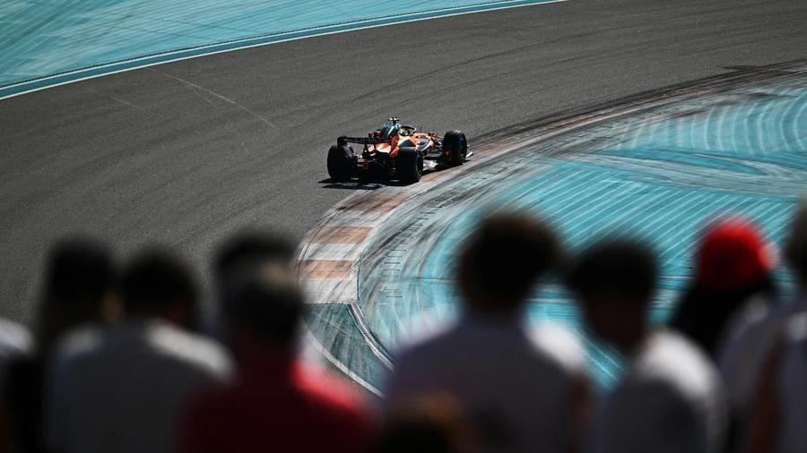 Lando Norris, Miami Sprint Yarışı zaferi sonrası sevinci