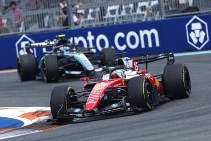 Charles Leclerc, Miami Sprint yarışında Kimi Antonelli ile mücadele ederken, 125 karakter max