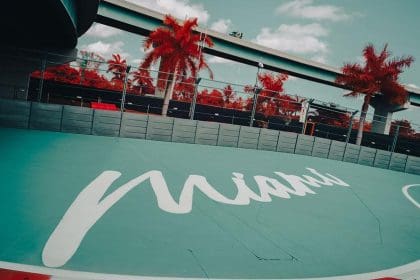 Miami GP’de yağmur tehlikesi uyarısı ve fırtına riski ile ilgili görsel.