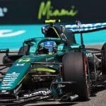 Fernando Alonso Miami'de sıralama turlarında Aston Martin aracıyla mücadele ediyor