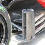 Ferrari F1 aracı intermedia lastiklerle Miami pistinde, lastik stratejileri ön planda