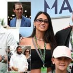 Lionel Messi ve eşi Antonella Roccuzzo, Miami Grand Prix'sinde
