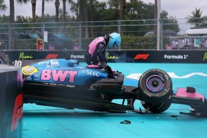 Liam Lawson ve Pierre Gasly kazası anı, Miami GP’de dramatik çarpışma