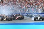 F1 Miami GP 2026 yarışından aksiyon dolu bir kare, zafer yakın!