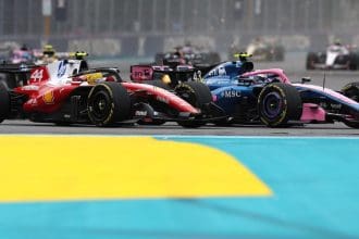 Miami GP'de Colapinto Hamilton teması sonrası araç kontrolü, 125 karakter max