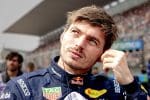 Max Verstappen'in yarış aracının içinde çekilmiş bir fotoğrafı