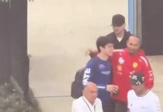 Miami GP'de Lewis Hamilton ve Colapinto arasında yaşanan olay sonrası gergin bakışmalar