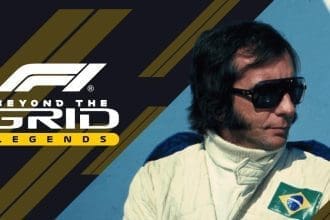 Emerson Fittipaldi'nin efsanevi Fittipaldi F1 şoku yarattığı anlardan bir kare