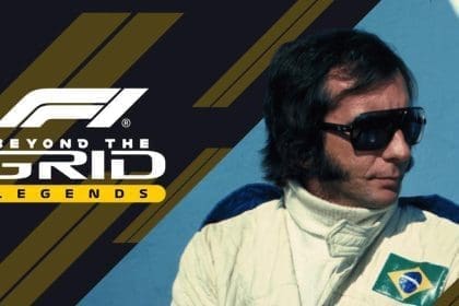 Emerson Fittipaldi'nin efsanevi Fittipaldi F1 şoku yarattığı anlardan bir kare