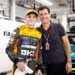 Oscar Piastri ve Mark Webber pistte, Piastri ve Webber ilişkisi