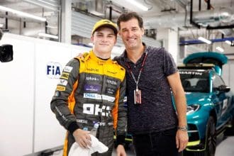 Oscar Piastri ve Mark Webber pistte, Piastri ve Webber ilişkisi