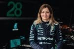 Doriane Pin, Mercedes F1 aracıyla test sürüşünde, geleceğin yıldızı