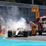Audi F1 aracı pistte, 2024 sezonu