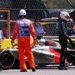 Audi'nin Miami F1 Haftasonu'nda yaşadığı talihsizlikleri gösteren bir fotoğraf.