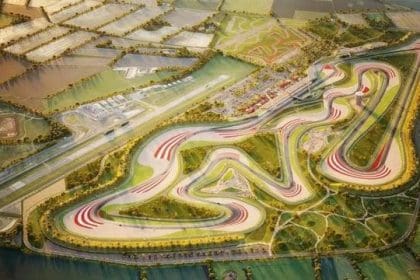 Aabenraa'da planlanan Danimarka F1 pisti projesinin görseli