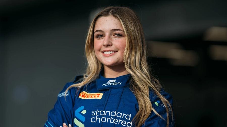 Autumn Fisher Montreal'de F1 Academy aracıyla pistte