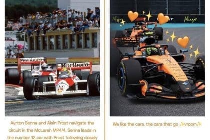 McLaren F1: Geçmişe Vroom! Nostaljik tasarım görseli, 120 karakter