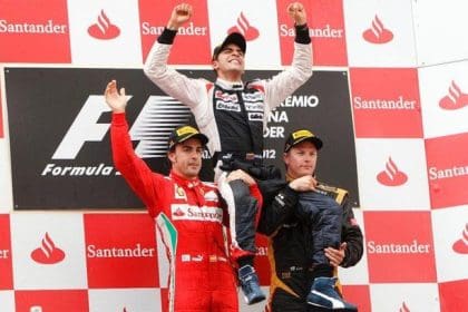 Pastor Maldonado'nun Williams ile kazandığı Williams son zafer anı, İspanya 2012