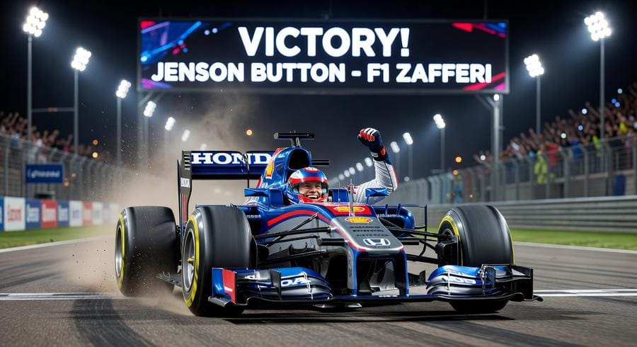 Jenson Button ilk F1 zaferi