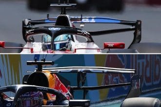 F1'de Ferrari ve Red Bull'un kanat tasarımları karşı karşıya