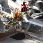 Ferrari SF-26 aracı ve egzoz üfleme sistemi detayları