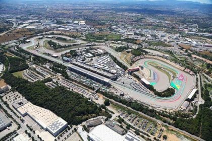 Barselona GP 2026 pistinin havadan görünümü, Montmelo pisti