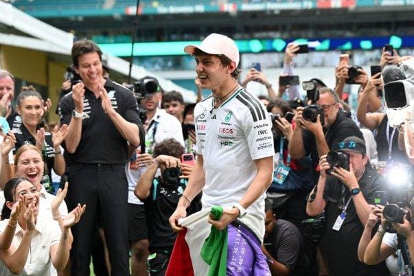 Mercedes'in genç yeteneği Andrea Kimi Antonelli'nin Formula 2 aracı