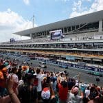 F1 araçları ABD'de yarışırken, F1'in ABD potansiyelini temsil ediyor.