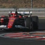 Oliver Bearman Hungaroring'de Ferrari F1 aracıyla test sürüşünde.