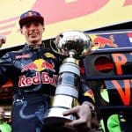 Max Verstappen'in 2016 İspanya GP'sinde kazandığı tarihi zaferin sevinci, Barcelona