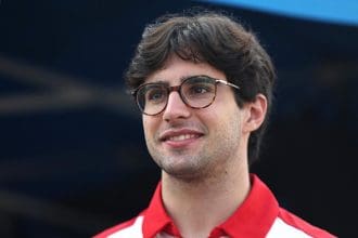 Ferrari Genç Yeteneği Rafael Camara, Hungaroring'de F1 testinde, SF-25 kokpitinde