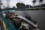 Audi F1 Takımı aracı pistte, Kanada GP hazırlıkları