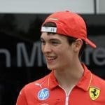 Ollie Bearman Ferrari F1 aracıyla Suudi Arabistan'da yarışırken