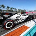 Cadillac F1 aracı pistte, Cadillac F1 hedefleri doğrultusunda test sürüşü yapıyor