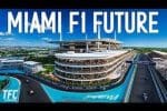 Miami Grand Prix pistinde yeni Paddock Club binası ve seyirciler, 125 karakter max