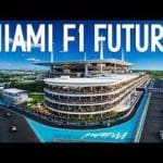 Miami Grand Prix pistinde yeni Paddock Club binası ve seyirciler, 125 karakter max