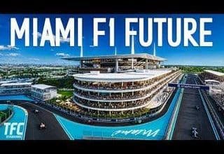 Miami Grand Prix pistinde yeni Paddock Club binası ve seyirciler, 125 karakter max